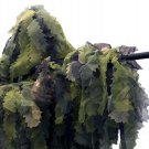 New XL/XXL Woodland Ultimate Game 3D Camo Cut Hunting Forest Ghillie Suit 5 Piece
