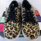 Vlado Footwear Leopard Lace up Shoes Size 7.5 Spectro 3.2 Brown