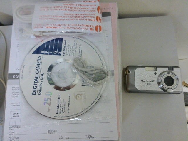 CANON POWERSHOT A410 3.2 MP DIGITAL CAMERA SILVER
