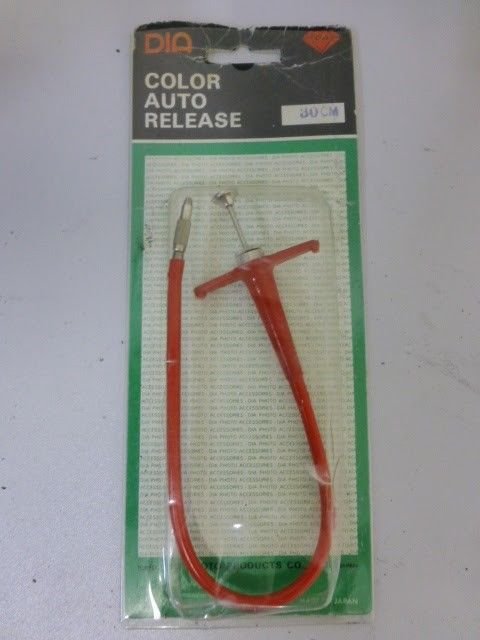 DIA SHUTTER Color Auto RELASE CABLE w AUTO THREADED RELEASE