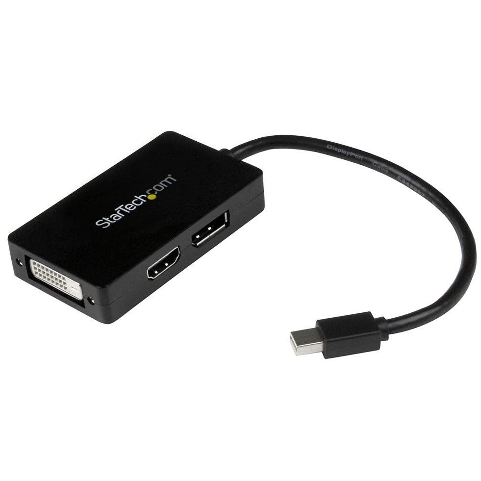 StarTech MDP2VGDVHD Mini DisplayPort to VGA / DVI / HDMI Adapter - 3-in-1 mDP