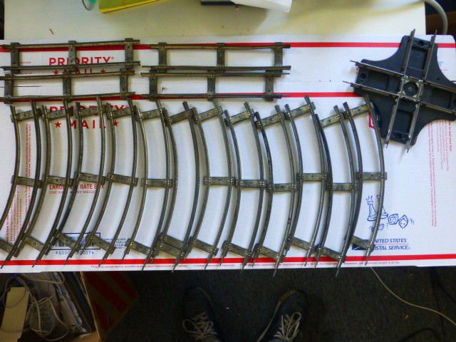 MAR TOYS MARLINES O Scale Train Track Crossroad and 16 pcs Track Vintage