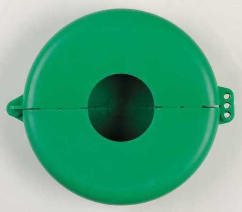 North Safety V-Safe Wheel Valve Lockout, Green, 2-1/2" - 5" Valve Diameter