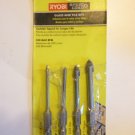 Ryobi AR1650G Hex Shank Glass And Tile Bit Set (4Piece)