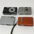 lot of 4 Fugifilm Z10fd, Kodak V550, Canon SD450 & Nikon S9 Digital Camera