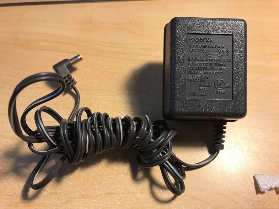 Sony Power Adaptor AC-T130, 9VDC/300mA