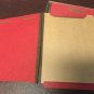 "QUILL" Letter Size End-Tab Partition Folders 6 Fasteners RED 15/BX 748030