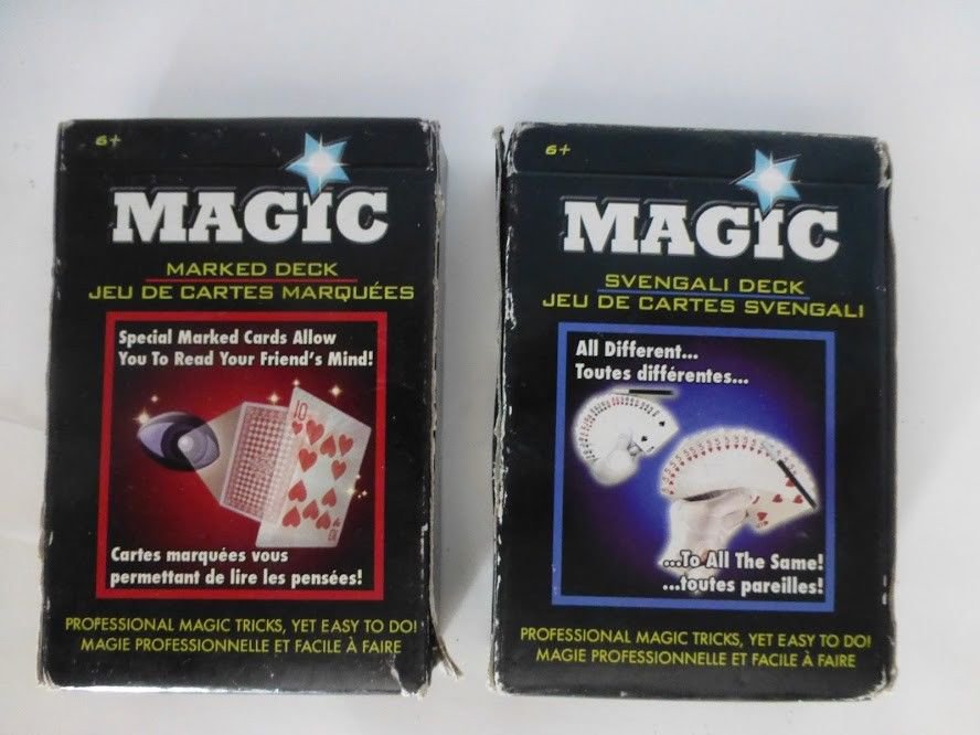 Lot of 2 MAGIC CARDS MARKED DECK/SVENGALI DECK
