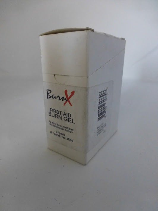 BurnX first-aid burn gel 3.5g 25 pouches
