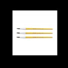 Lot of 2 Watercolor Brush Set Size 6 Camel Hair Blend Round 3/Pack