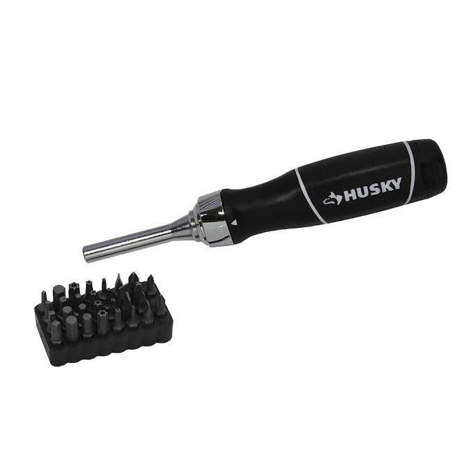 Husky Ratcheting Screwdriver Set 30-Piece