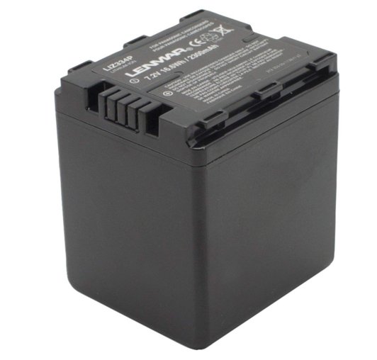LENMAR LIZ334P Replacement Battery for Panasonic VW-VBN130 (Black)