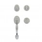 Wilmington Single Cylinder Stainless Steel Door Handleset with Tulip Knob