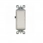 Lot of 2 Leviton 05601-2WS 15 Amp 120/277V Decora Rocker Single-Pole AC Quiet Sw