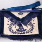 1955 Freemason Masonic Apron Worshipful Master WM Temple City California Vintage
