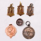 1950/51 San Diego Metropolitan Running Track Medal Trophy Award Charm Pendant