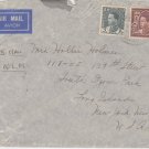 Iraq Cover Stamp Envelope Postmarked Two Stamps King Ghazi 1938 Baghdad Letter Iraq Cover Stamp Envelope Postmarked Two Stamps King Ghazi 1938 Baghdad Letter