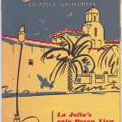 La Valencia Hotel La Jolla San Diego Brochure Color Booklet Vintage 1950's 1960s La Valencia Hotel La Jolla San Diego Brochure Color Booklet Vintage 1950's 1960s