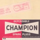 1969 Champion Tractor Tips Spark Plug Company Toledo Ohio vintage Envelope 1969 Champion Tractor Tips Spark Plug Company Toledo Ohio vintage Envelope