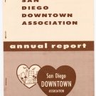 SAN DIEGO DOWNTOWN annual report, 1950's CALIFORNIA RARE EPHEMERA SAN DIEGO DOWNTOWN annual report, 1950's CALIFORNIA RARE EPHEMERA