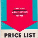 1962 Spartan Aircraft Company Price List Brochure Booklet Tulsa Oklahoma Plane