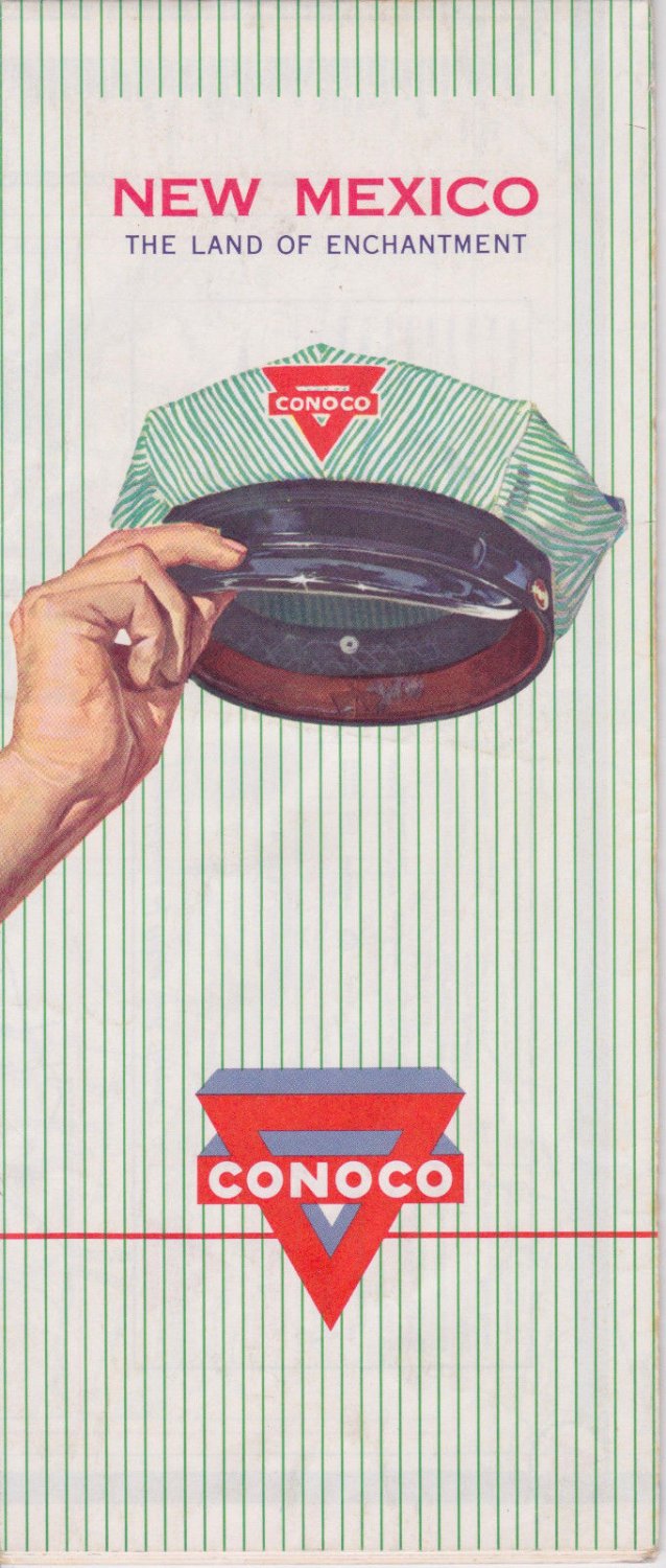 1961 CONOCO MAP New Mexico