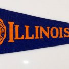 University of Illinois Vintage Pennant Old College Sports Illini UOI 23" x 8" University of Illinois Vintage Pennant Old College Sports Illini UOI 23" x 8"