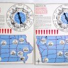 1965 The Fun In IOWA GAME Vintage Trivia Bozell & Jacobs Spinner and Pegs