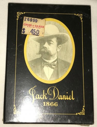Vintage Jack Daniels Gentleman's Playing Card Deck NOS Sealed Daniel