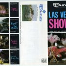 1980 Vintage DUNES Las Vegas Show Schedule Johnny Carson, Cosby, George Carlin