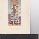 1905 Keystone Bank Lithograph & Checkbook w/ unused blank checks Pittsburgh PA