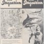 1950s Miami SEAQUARIUM tri-fold brochure roadside Mermaid Florida