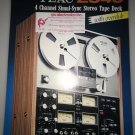 TEAC 2340 Trade Brochure REEL TO REEL Simul-Sync Reel to Reel Tape Deck 1972 Vtg TEAC 2340 Trade Brochure REEL TO REEL Simul-Sync Reel to Reel Tape Deck 1972 Vtg