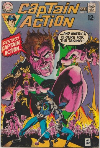 CAPTAIN ACTION No. 5 July 1969 Comic Book DC Comics 12 cents