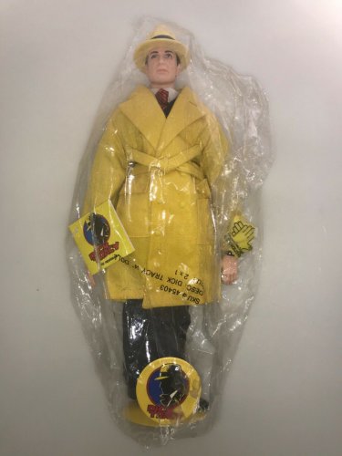 Dick Tracy 1990 Vintage 14" Action Figure Doll Applause Rare New in Package NOS