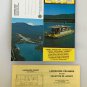 Lakeshore Resort and Marina Shasta Lake Brochure Vintage Early 1980s Houseboat