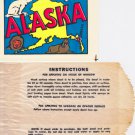 Alaska Decal Eskimo Polar Bear Baxter Lane Vintage Automobile Travel Sticker NOS