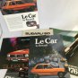 Vintage Original 1970s Subaru & 1978 Renault Le Car Sales Brochure Catalog Lot