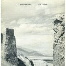 Death Valley National Monument California & Nevada 7/1958 Booklet w/ Ansel Adams