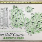Los Angeles Wilson Golf Course Griffith Park Map 18” x 12” Vintage laminated Los Angeles Wilson Golf Course Griffith Park Map 18” x 12” Vintage laminated