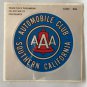 Vintage 1984 STICKER AAA Southern California Car Auto Silver Blue Decal New