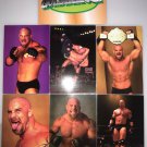 7 WcW/NWO Panini Photo Cards GOLDBERG 1998 Pro Wrestling WWE WWF NXT AEW ECW