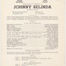 1941 Locust Street Theatre Handbill Playbill Program “JOHNNY BELINDA” vintage 1941 Locust Street Theatre Handbill Playbill Program “JOHNNY BELINDA” vintage