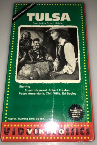Sealed New TULSA VHS tape SUSAN HAYWARD, ED BEGLEY VIKING VIDEO CLASSIC Color