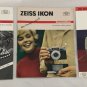 Zeiss Ikon Contaflex Super B Ikomat Brochures VTG Camera accessories Lot of 3