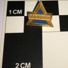Northrop Employee pin vintage aviation military Blue & Gold triangle