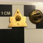 Northrop Employee pin vintage aviation military Blue & Gold triangle