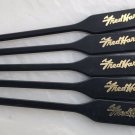 (5) Fred Harvey Restaurant vintage SWIZZLE STICK stirrer Black Gold Lot of five