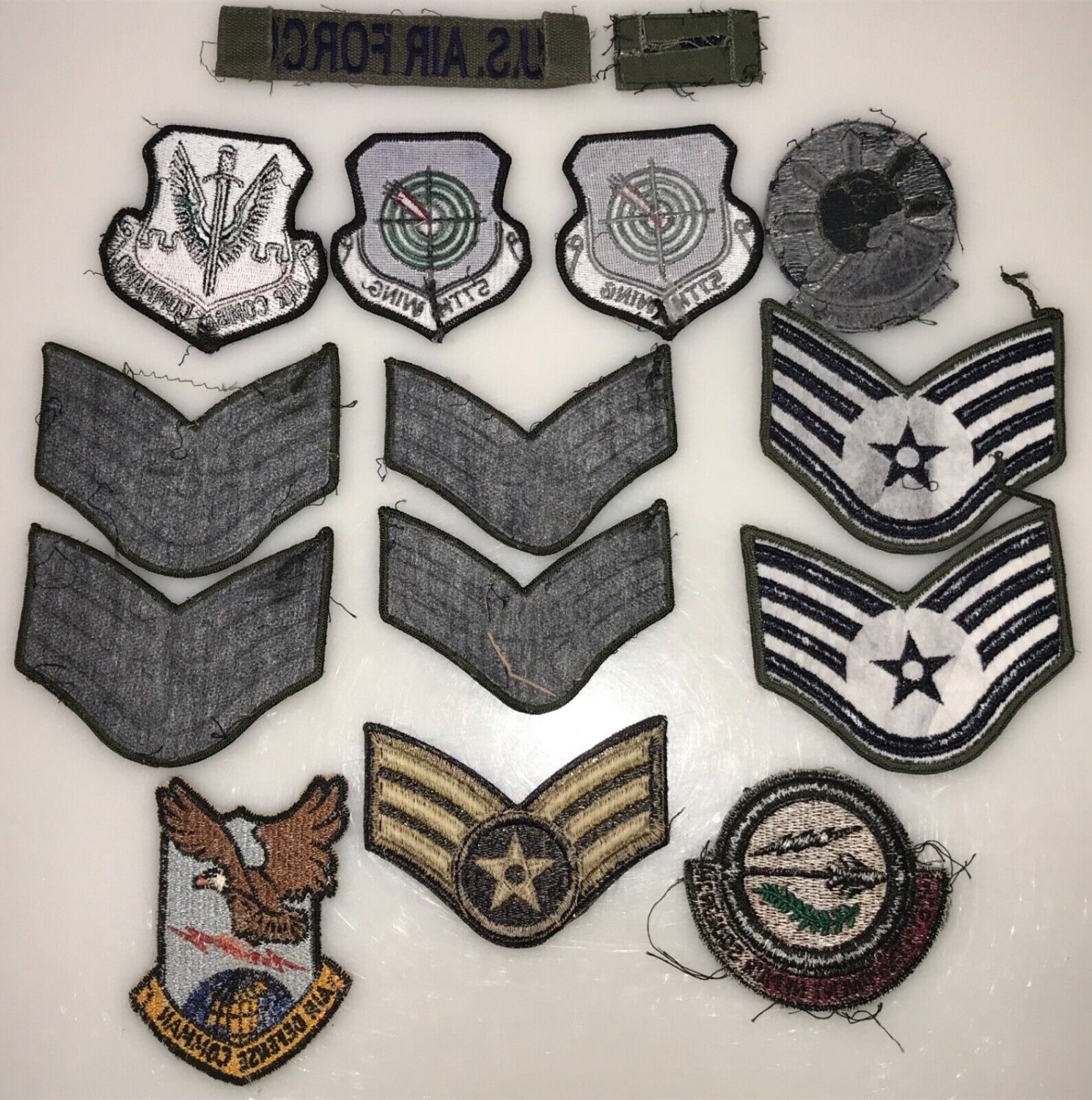 (15) USAF patches insignia U.S. Air Force 57th Wing Lot Air Combat Command