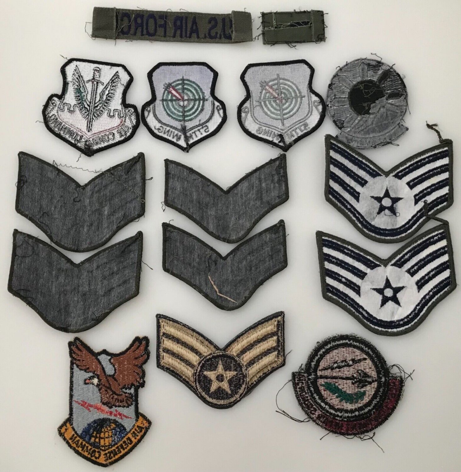 (15) USAF patches insignia U.S. Air Force 57th Wing Lot Air Combat Command